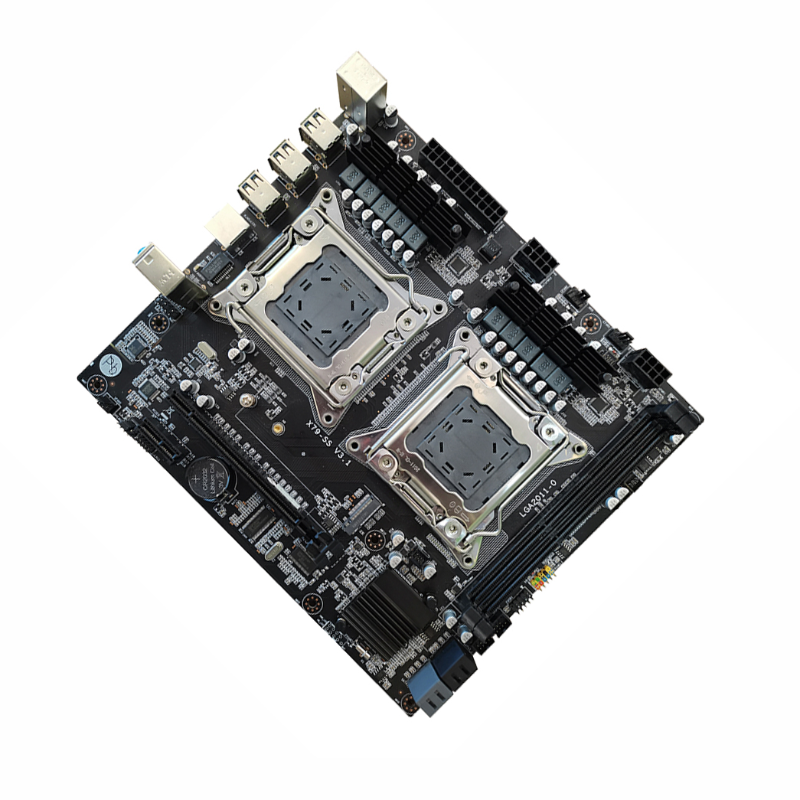 Placa madre MATX de doble zócalo LGA2011 X79 chipset Intel C602 Xeon E5 2600 v1 v2
